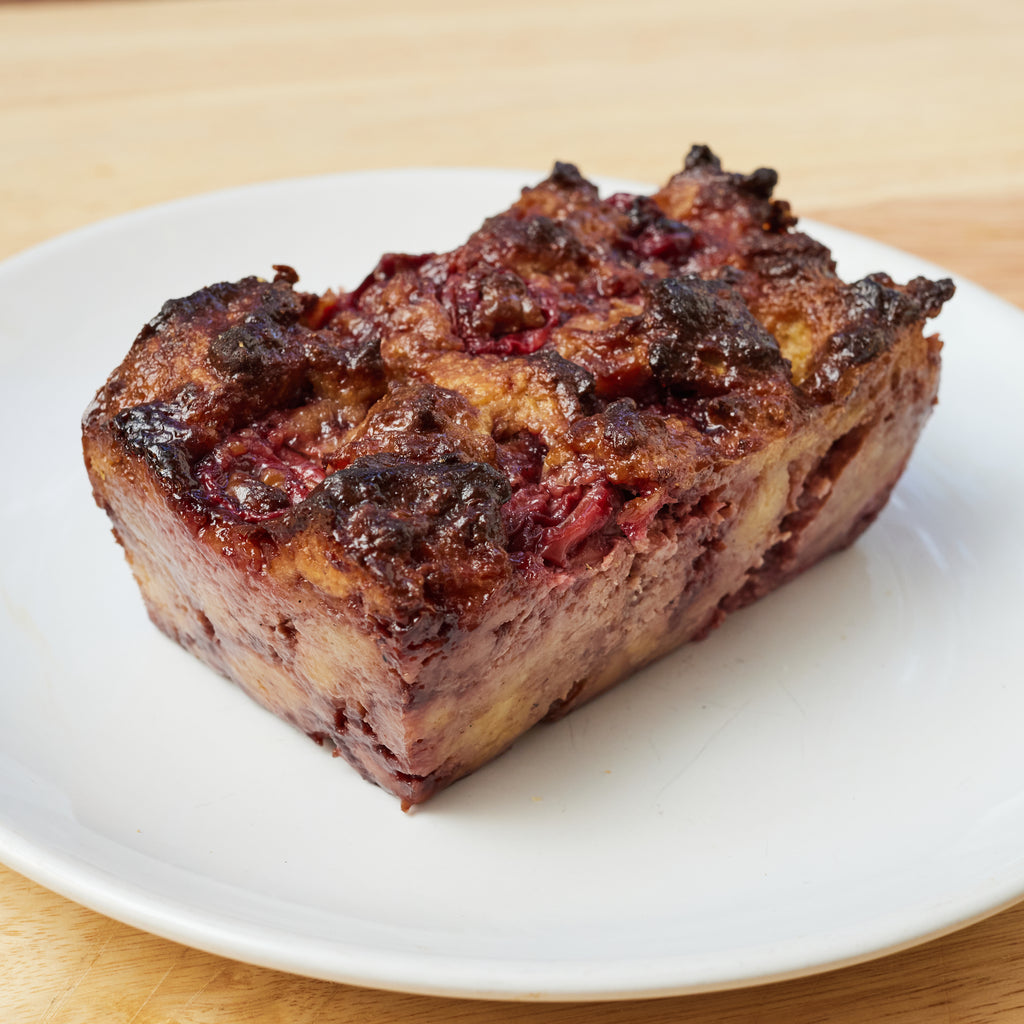 Cherry Star Anise Bread Pudding